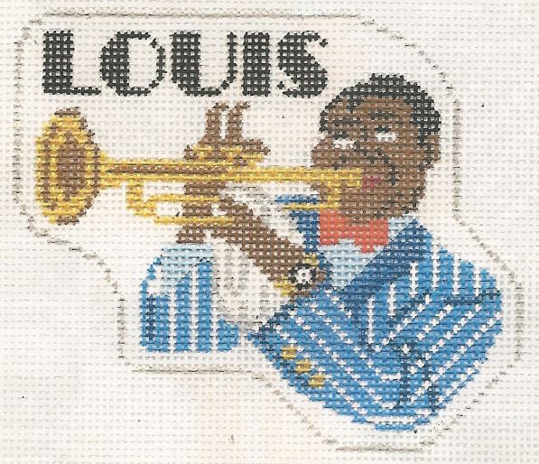 click here to view larger image of Louis Armstrong (hand painted canvases)