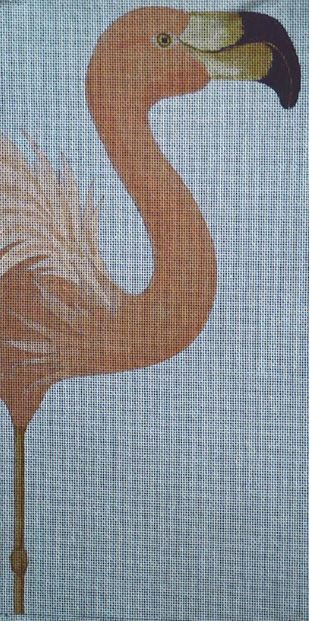 click here to view larger image of Plain Flamingo  (hand painted canvases)