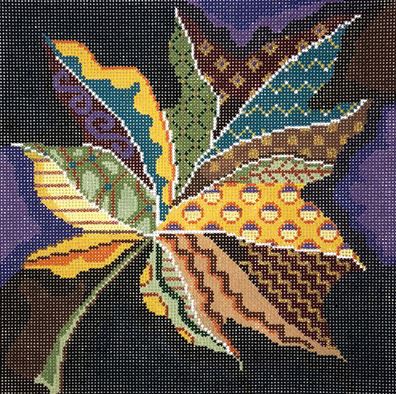 click here to view larger image of Autumn Leaf (hand painted canvases)