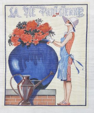 click here to view larger image of Gardener, The (hand painted canvases)