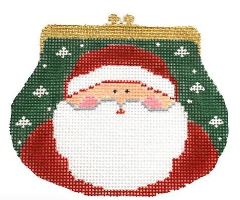 click here to view larger image of Santa Purse  (hand painted canvases)