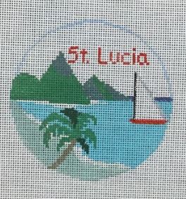 click here to view larger image of St Lucia (hand painted canvases)