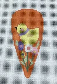 click here to view larger image of Chick Profile Carrot  (hand painted canvases)