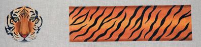 click here to view larger image of Tiger Skin Treasure Box (hand painted canvases)
