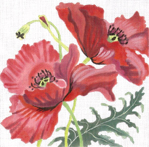 click here to view larger image of Corn Poppies (hand painted canvases)