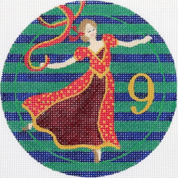 click here to view larger image of Nine Ladies Dancing (hand painted canvases)