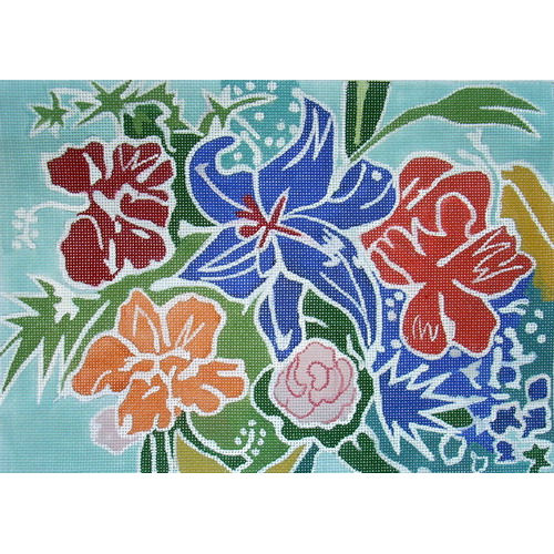 click here to view larger image of Batik I (hand painted canvases)
