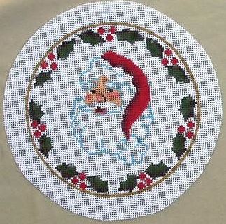 click here to view larger image of Santa Face (hand painted canvases)