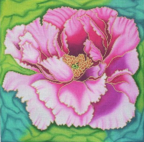 click here to view larger image of Peony (hand painted canvases)