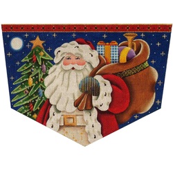 click here to view larger image of Father Christmas Cuff (hand painted canvases)