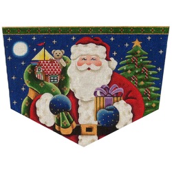 click here to view larger image of Santa Claus Cuff (hand painted canvases)
