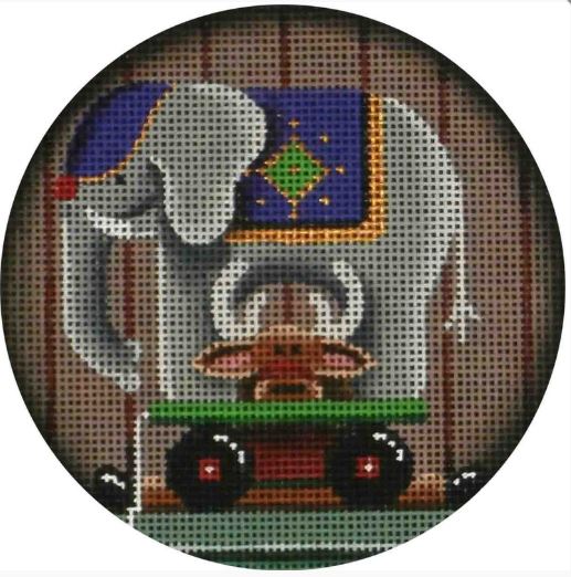 click here to view larger image of Pull Elephant (hand painted canvases)