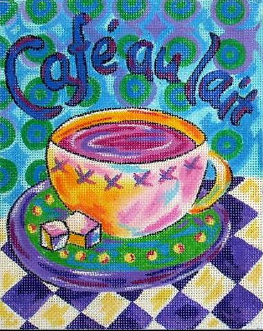 click here to view larger image of Cafe au Lait (hand painted canvases)