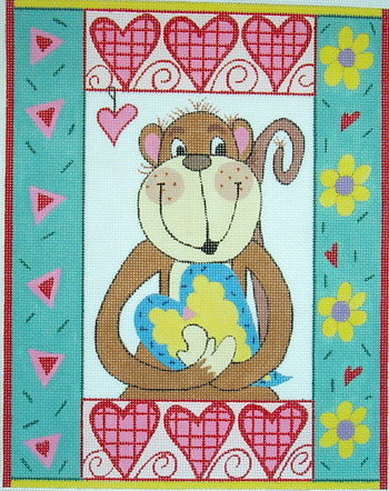 click here to view larger image of Monkey  (hand painted canvases)