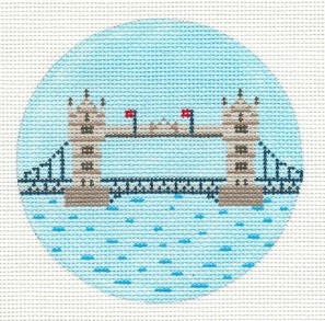 click here to view larger image of Travel Round - London Tower Bridge (hand painted canvases)