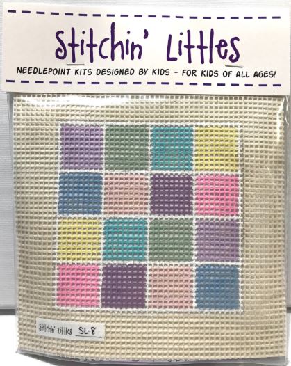 click here to view larger image of Stitchin' Littles - Patchwork (needlepoint kits)