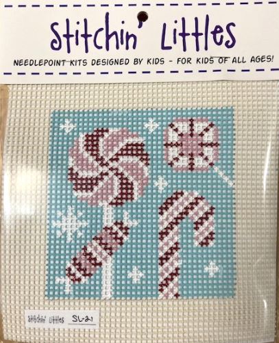 click here to view larger image of Stitchin' Littles - Sweet Stuff (needlepoint kits)
