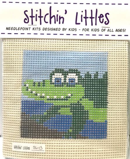 click here to view larger image of Stitchin' Littles - Later Gator (needlepoint kits)
