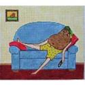 click here to view larger image of Couch Potato (hand painted canvases)