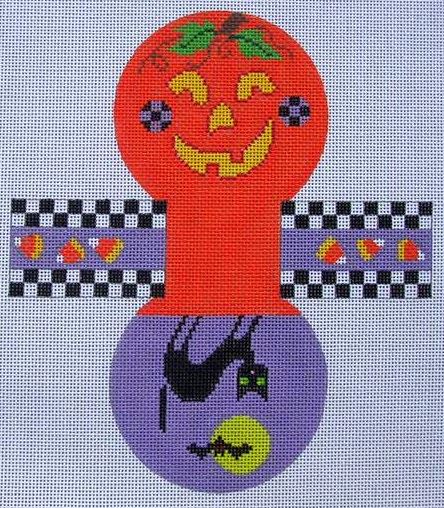 click here to view larger image of Basket - Halloween (hand painted canvases)