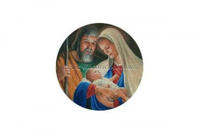 click here to view larger image of Mary Joseph and Baby (hand painted canvases)