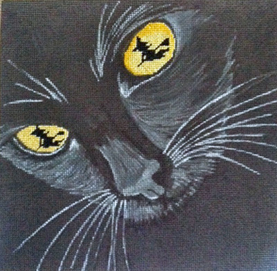 click here to view larger image of Ghost Cat (hand painted canvases)