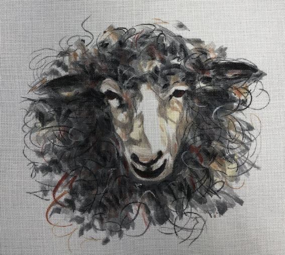 click here to view larger image of Pursell Sheep (hand painted canvases)