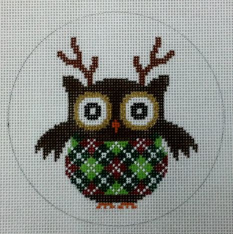 click here to view larger image of Reindeer Owl (hand painted canvases)