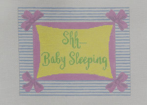 click here to view larger image of Shh…. Baby Sleeping (hand painted canvases)