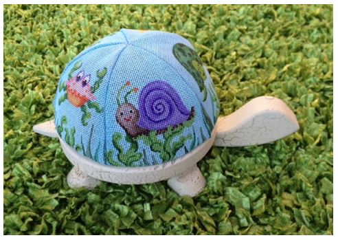 click here to view larger image of Turtle Shell Pieces w/o Wooden Base - Sealife (hand painted canvases)