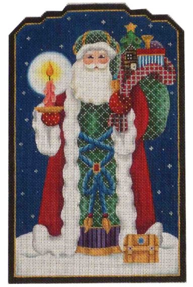 click here to view larger image of Candle Santa (hand painted canvases)