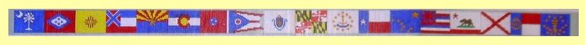 click here to view larger image of States Flag Belt (hand painted canvases)