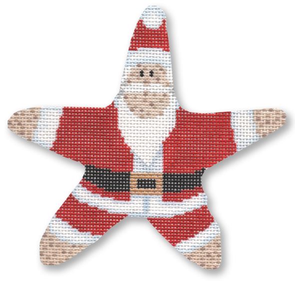 click here to view larger image of Starfish Santa (hand painted canvases)