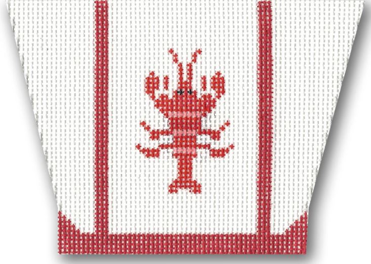 click here to view larger image of Giftbag - Lobster (hand painted canvases)