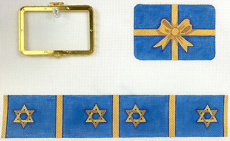click here to view larger image of Star of David Gift Box (hand painted canvases 2)
