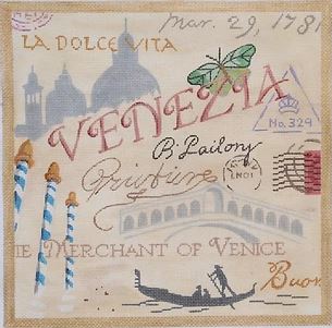 click here to view larger image of Venezia Collage (hand painted canvases 2)