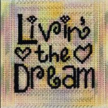 click here to view larger image of Jewel Box - Livin' the Dream (hand painted canvases)