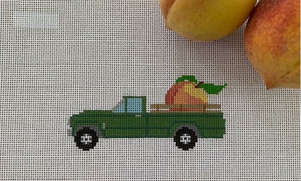 click here to view larger image of Peach Truck (hand painted canvases)