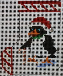 click here to view larger image of Christmas Critter Penguin (hand painted canvases)