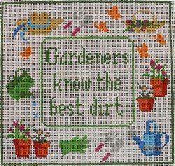 click here to view larger image of Gardeners/Dirt (hand painted canvases)
