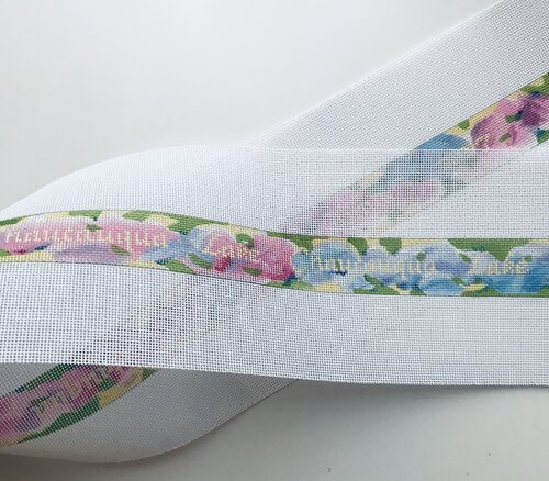 click here to view larger image of Chautauqua Lake Floral Belt  (hand painted canvases)