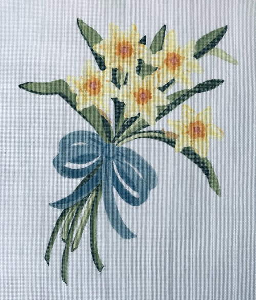click here to view larger image of Daffodil Bouquet (hand painted canvases)