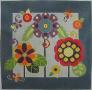 click here to view larger image of Deevas Garden 1 (hand painted canvases)