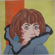 click here to view larger image of Annabel (hand painted canvases)