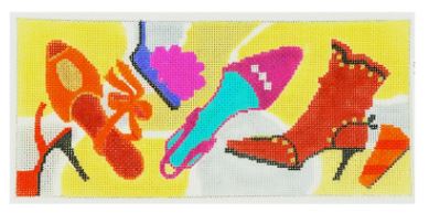 click here to view larger image of Shoe Toss (hand painted canvases)
