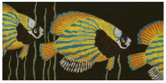 click here to view larger image of Something Fishy (hand painted canvases)