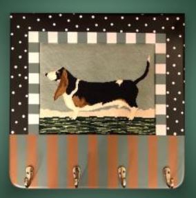 click here to view larger image of Frame for Sampson - Dog Leash Holder (Custom painted frames)