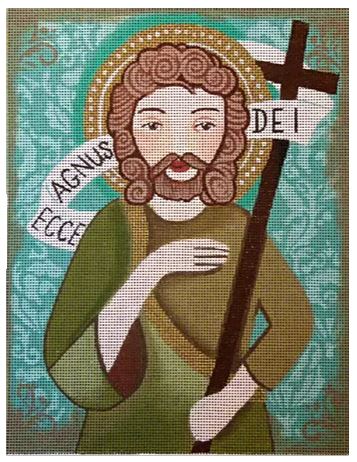 click here to view larger image of John the Baptist (hand painted canvases)
