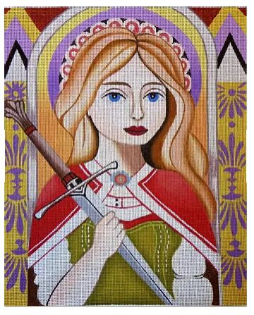 click here to view larger image of Joan of Arc (hand painted canvases)