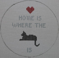 click here to view larger image of Home is Where the Cat is (hand painted canvases)